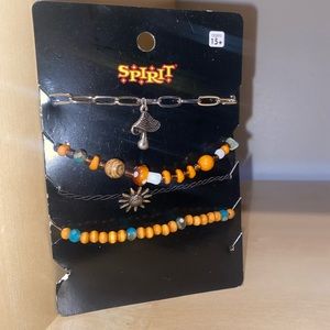 *3/$15* Mushroom Bracelet Set